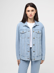 Джинсовая куртка A.G.N.A модель AG-12001-LB Джинсовая куртка A.G.N.A модель AG-12001-LB Фото