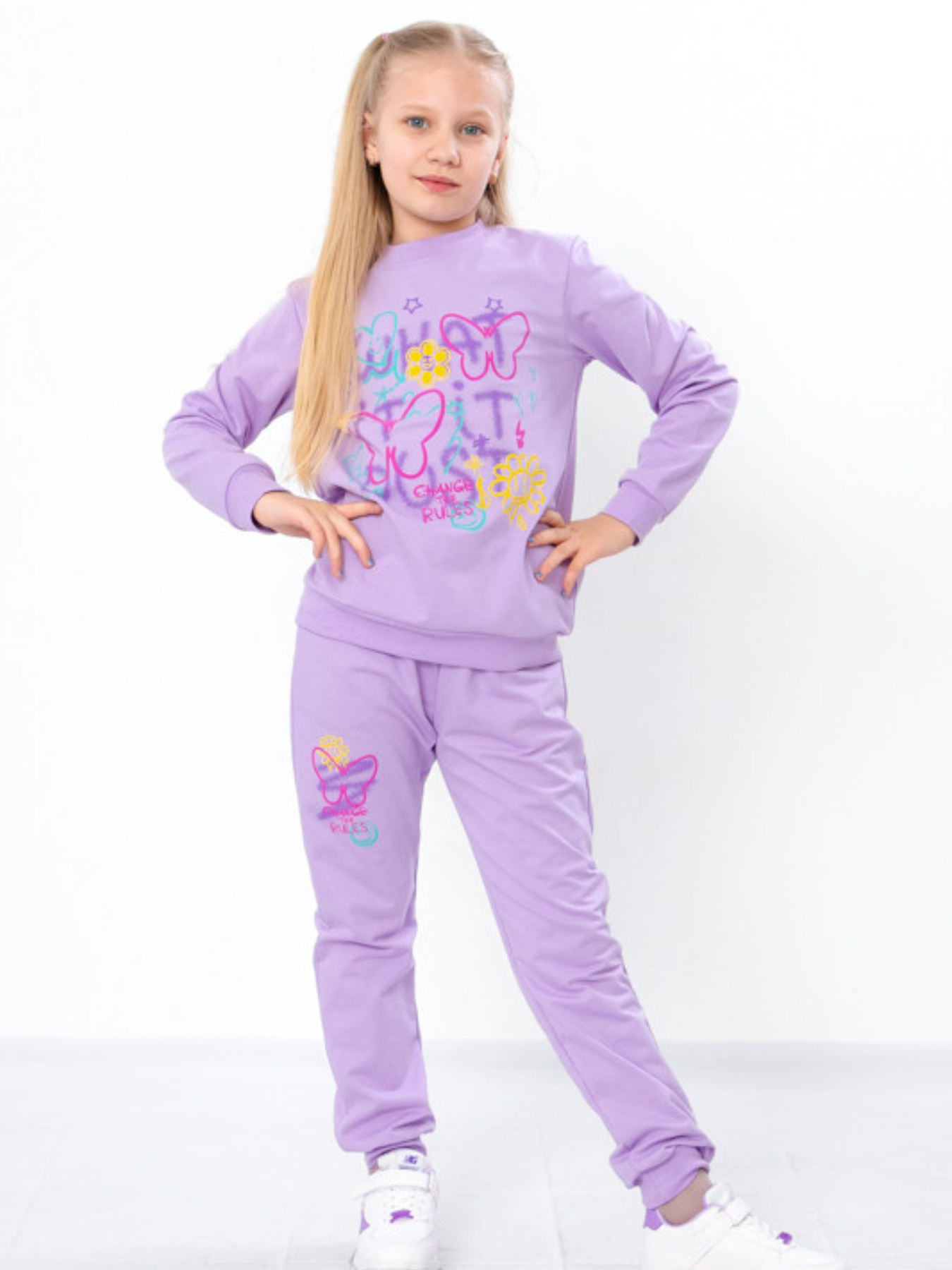 Повседневный костюм Носи своє модель 6063-057-33-10-svtlo-buzkovij-meteliki Фото