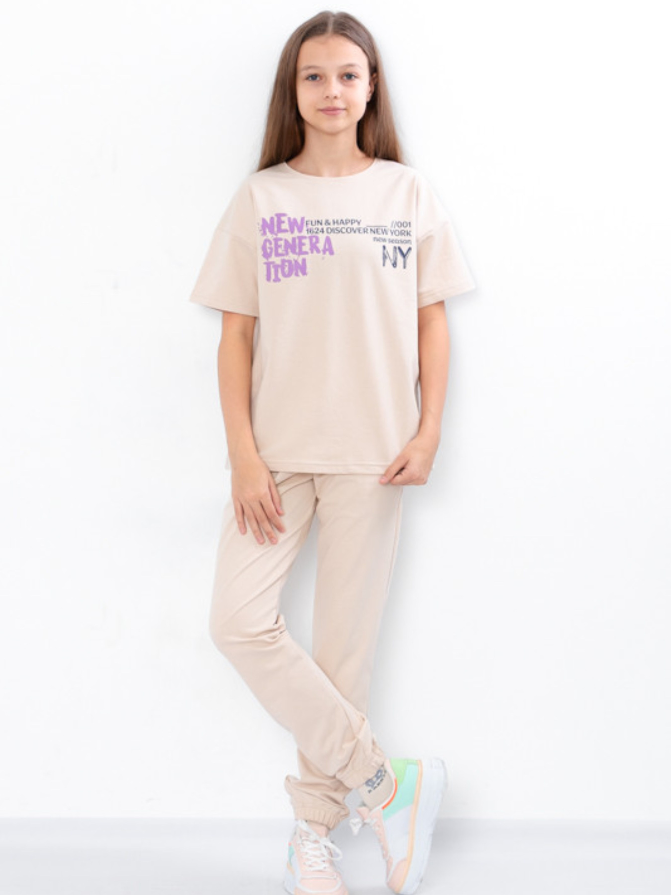 Повсякденний костюм Носи своє модель 6423-057-33-kremovij Фото