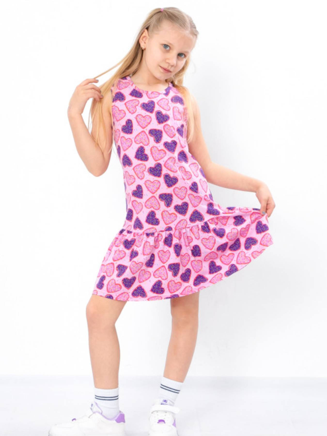 Сарафан Носи своє модель 6207-043-serdechka-rozhevij Фото