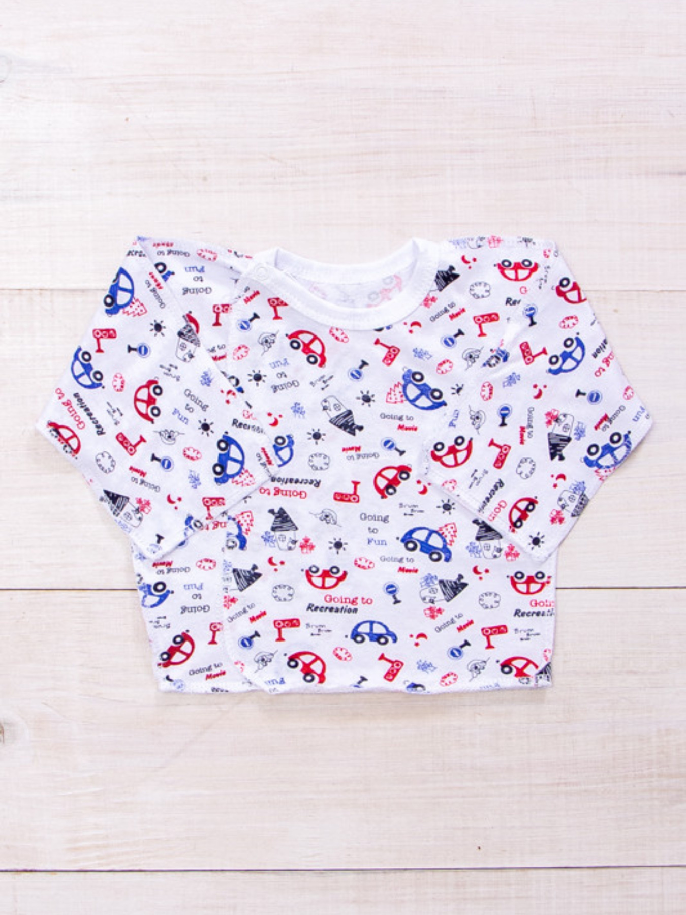 Лонгслів Носи своє модель 9686-002-mashinki-blij Фото