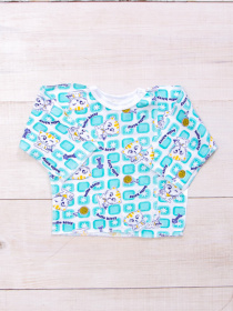 Лонгслив Носи своє модель 9686-002-kotiki-kvadrat-mentol Фото