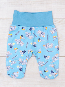 Повзунки Носи своє модель 5034-002-4-pesiki-blakitnij Фото