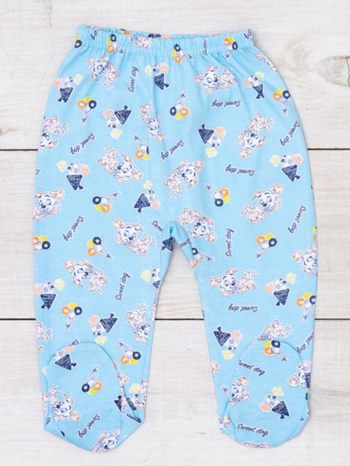 Повзунки Носи своє модель 5033-002-4-pesiki-blakitnij Фото