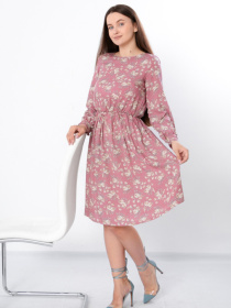 Платье миди Носи своє модель 8217-102-troqndi-pudra Фото