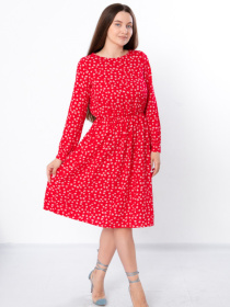 Платье миди Носи своє модель 8217-102-kvti-na-chervonomu Фото