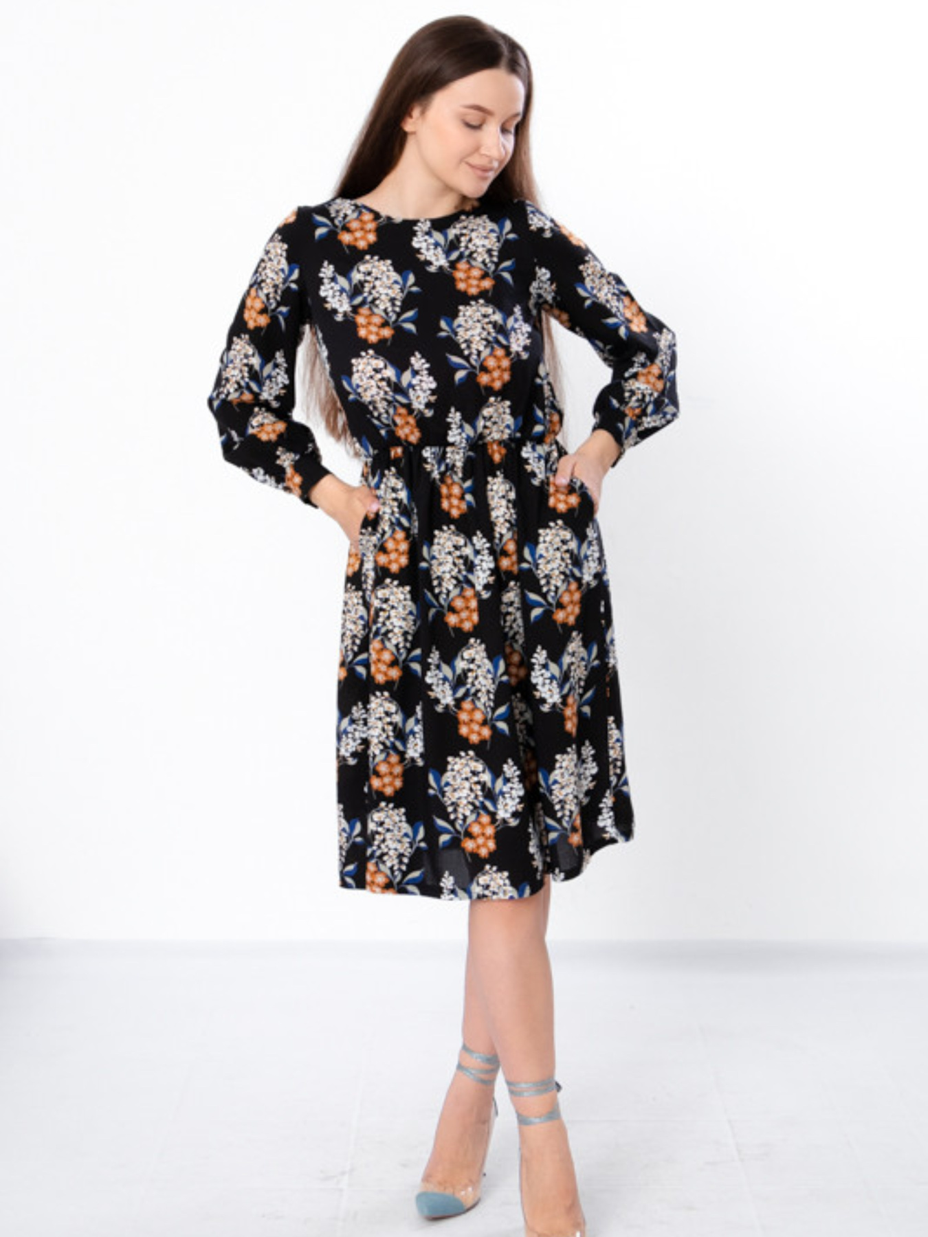 Сукня міді Носи своє модель 8217-102-kvti-na-chornomu Фото