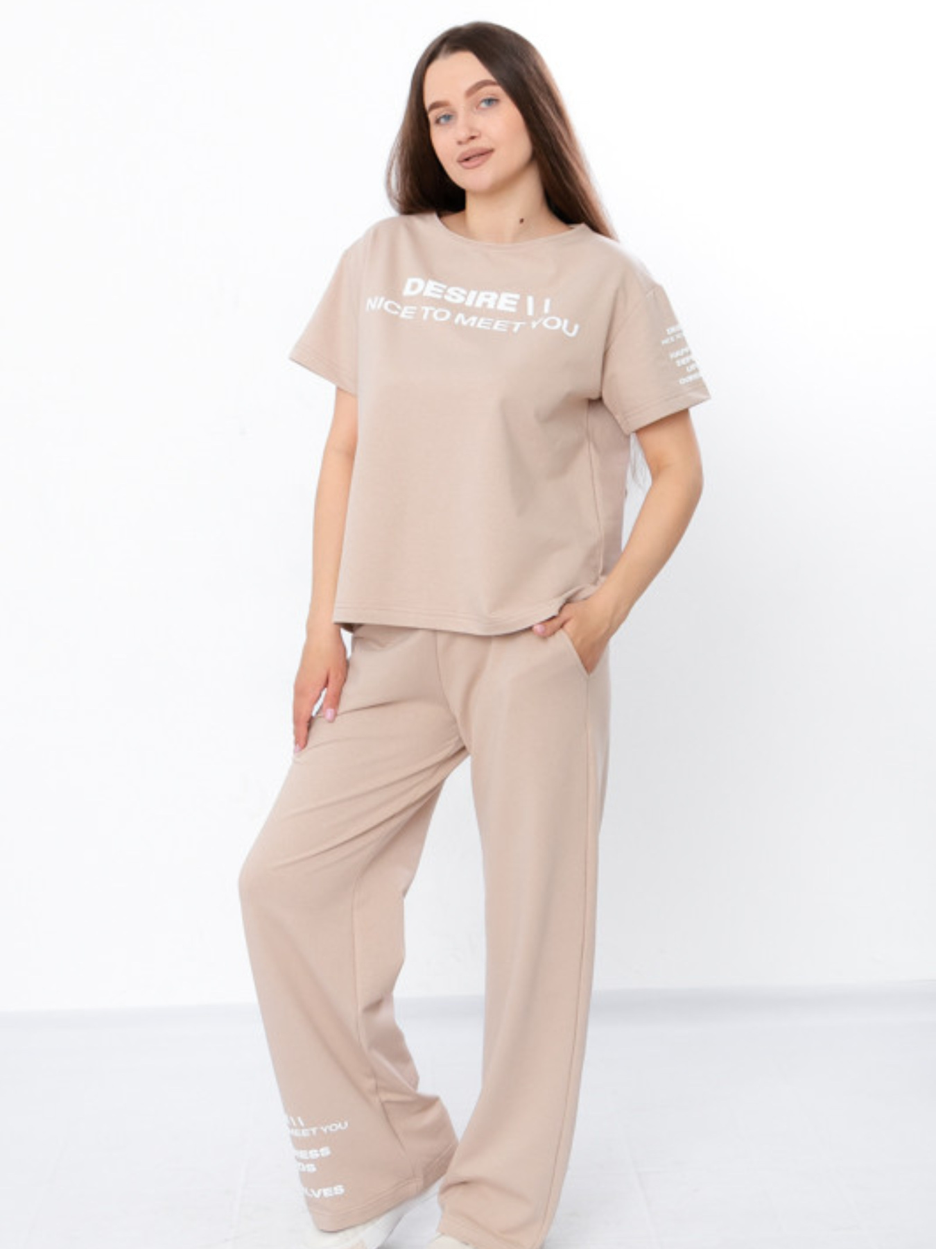 Костюм Носи своє модель 8190-057-33-2-temno-kremovij-desire Фото