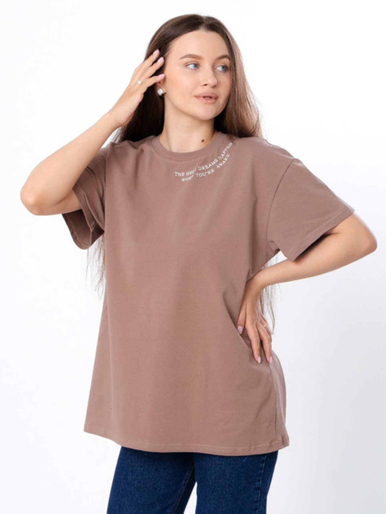 Футболка Носи своє модель 8384-036-22-temna-kava Фото