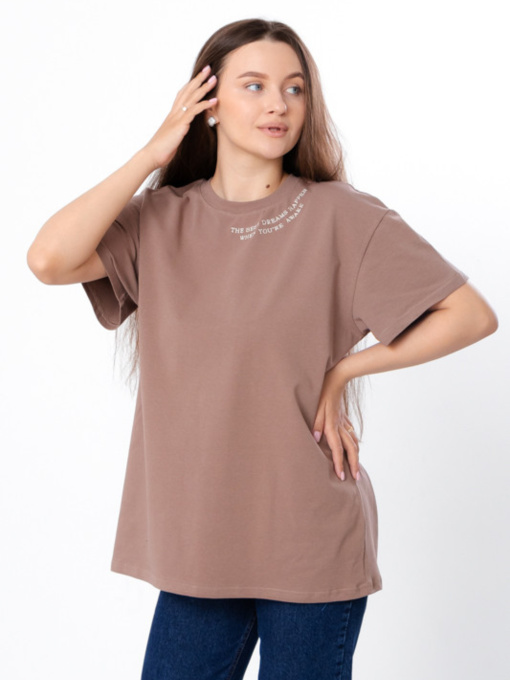 Футболка Носи своє модель 8384-036-22-temna-kava Фото