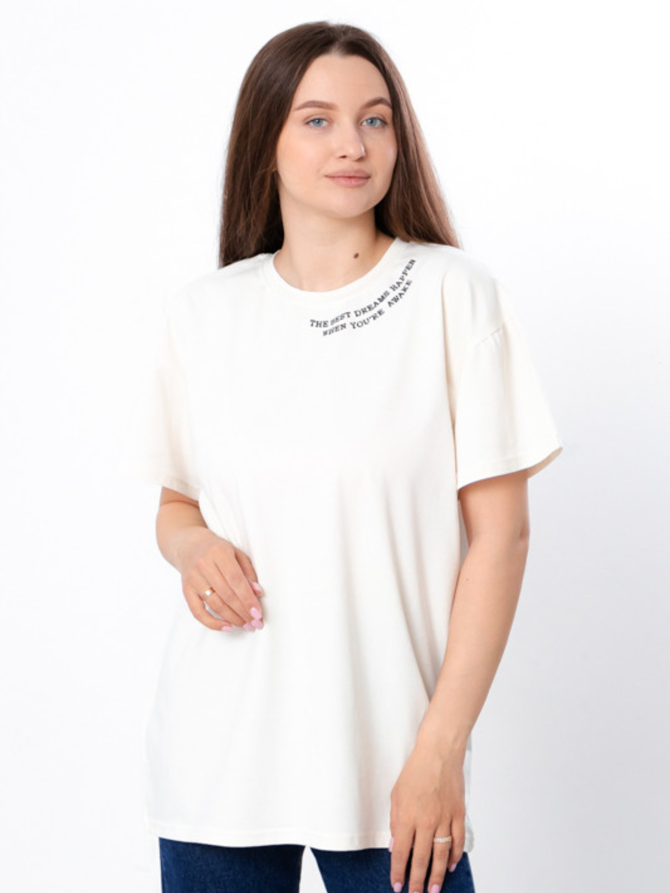 Футболка Носи своє модель 8384-036-22-molochnij Фото