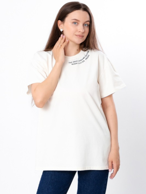 Футболка Носи своє модель 8384-036-22-molochnij Фото