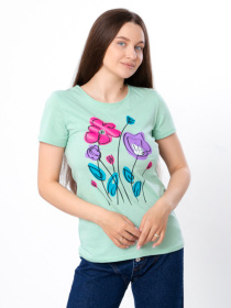 Футболка Носи своє модель 8188-001-33-2-m-qtno-zelenij-kvti Фото