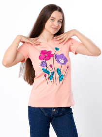 Футболка Носи своє модель 8188-001-33-2-persik-kvti Фото