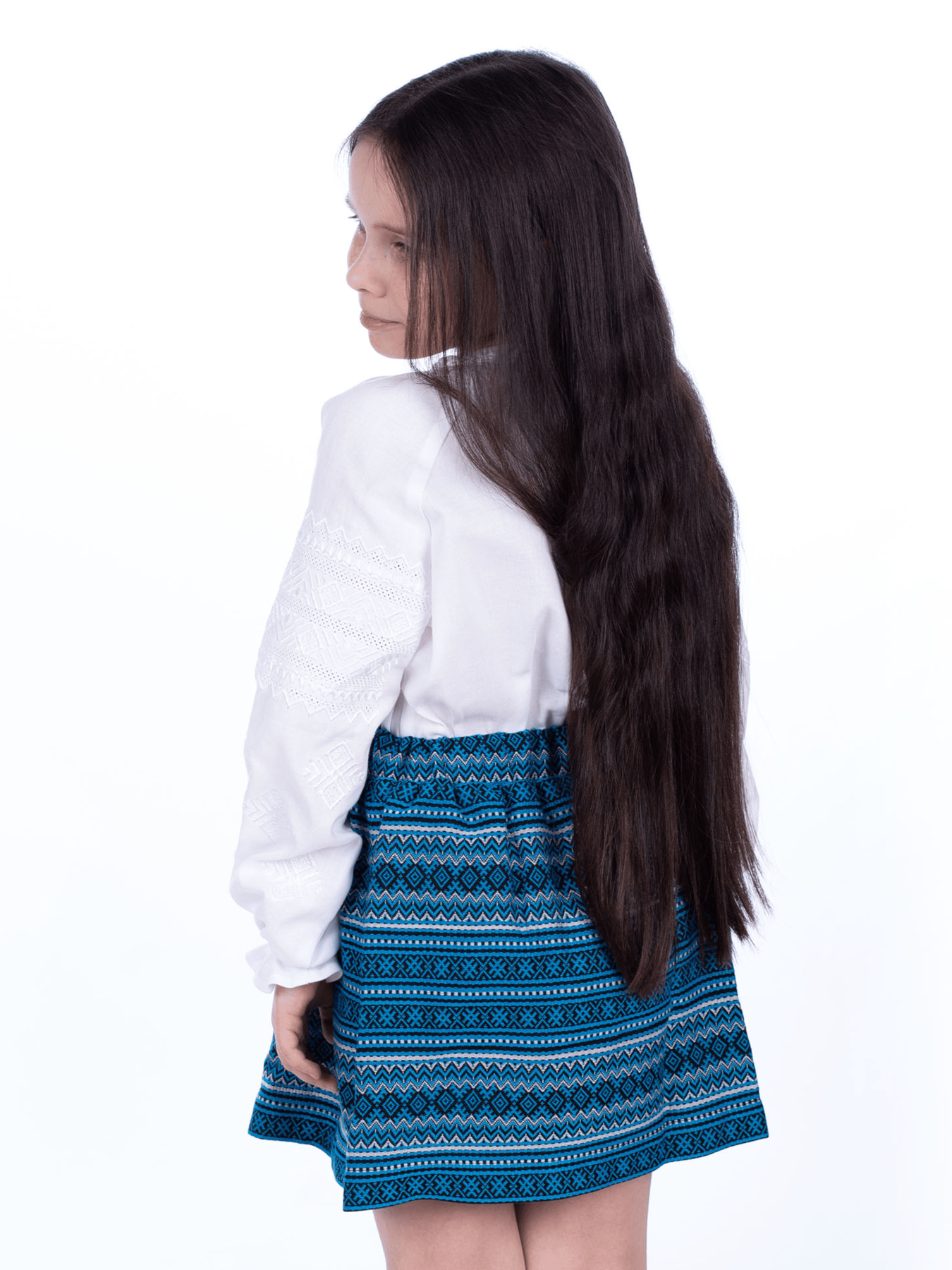 Юбка мини Едельвіка модель 11-24-00blue Фото