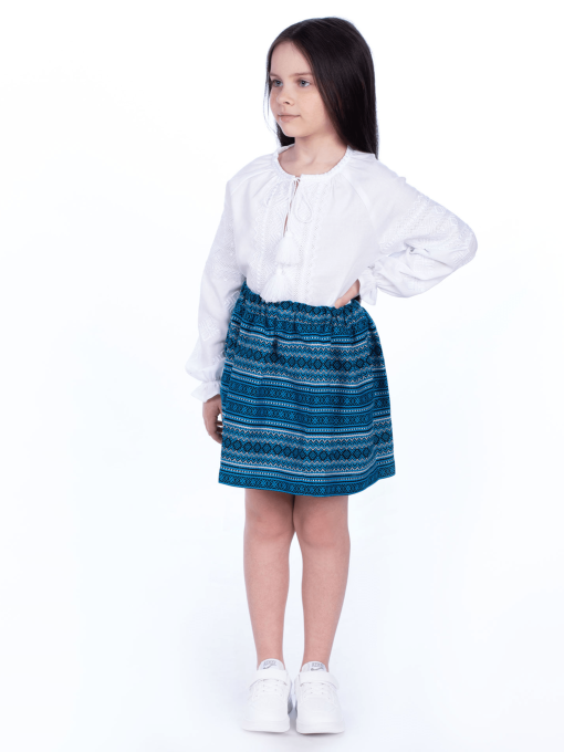 Спідниця міні Едельвіка модель 11-24-00blue Фото