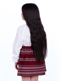 Юбка мини Едельвіка модель 11-24-00bordo Фото