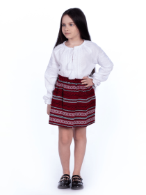 Юбка мини Едельвіка модель 11-24-00bordo Фото