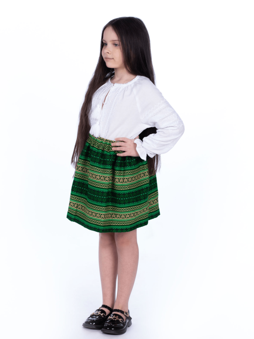 Юбка мини Едельвіка модель 11-24-00green Фото