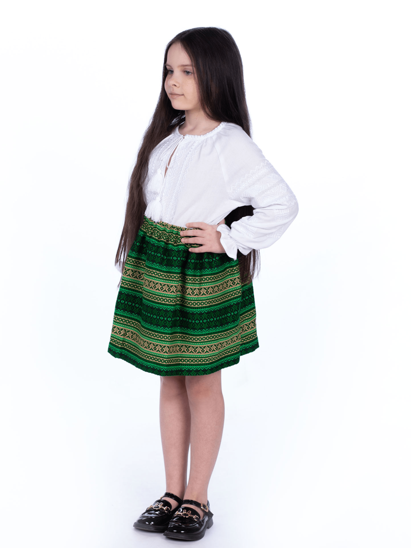 Юбка мини Едельвіка модель 11-24-00green Фото