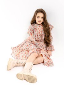 Сукня міді Alnest модель ALN 143 Фото