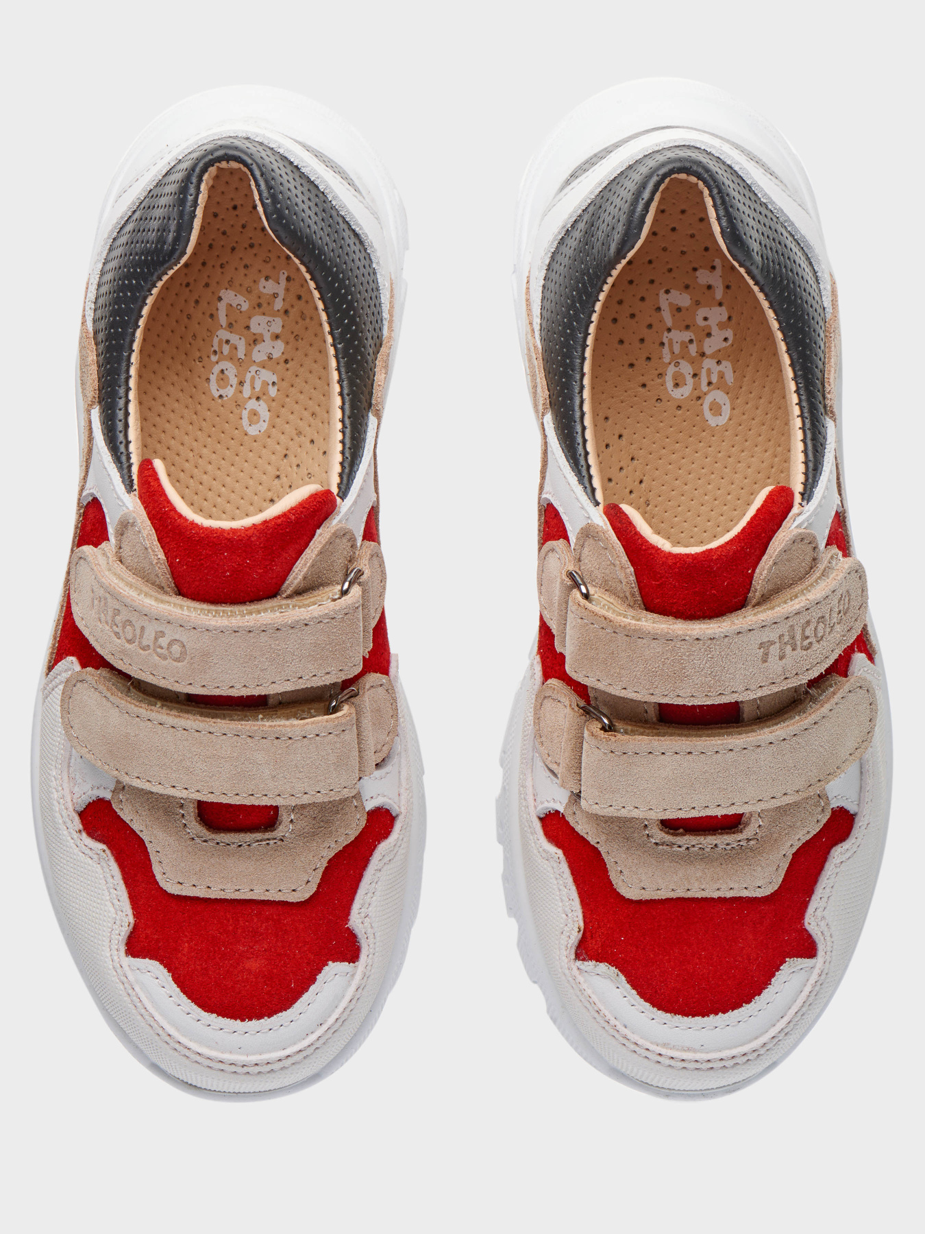 Кроссовки Theo Leo модель LEO-2558 BG-RED Фото