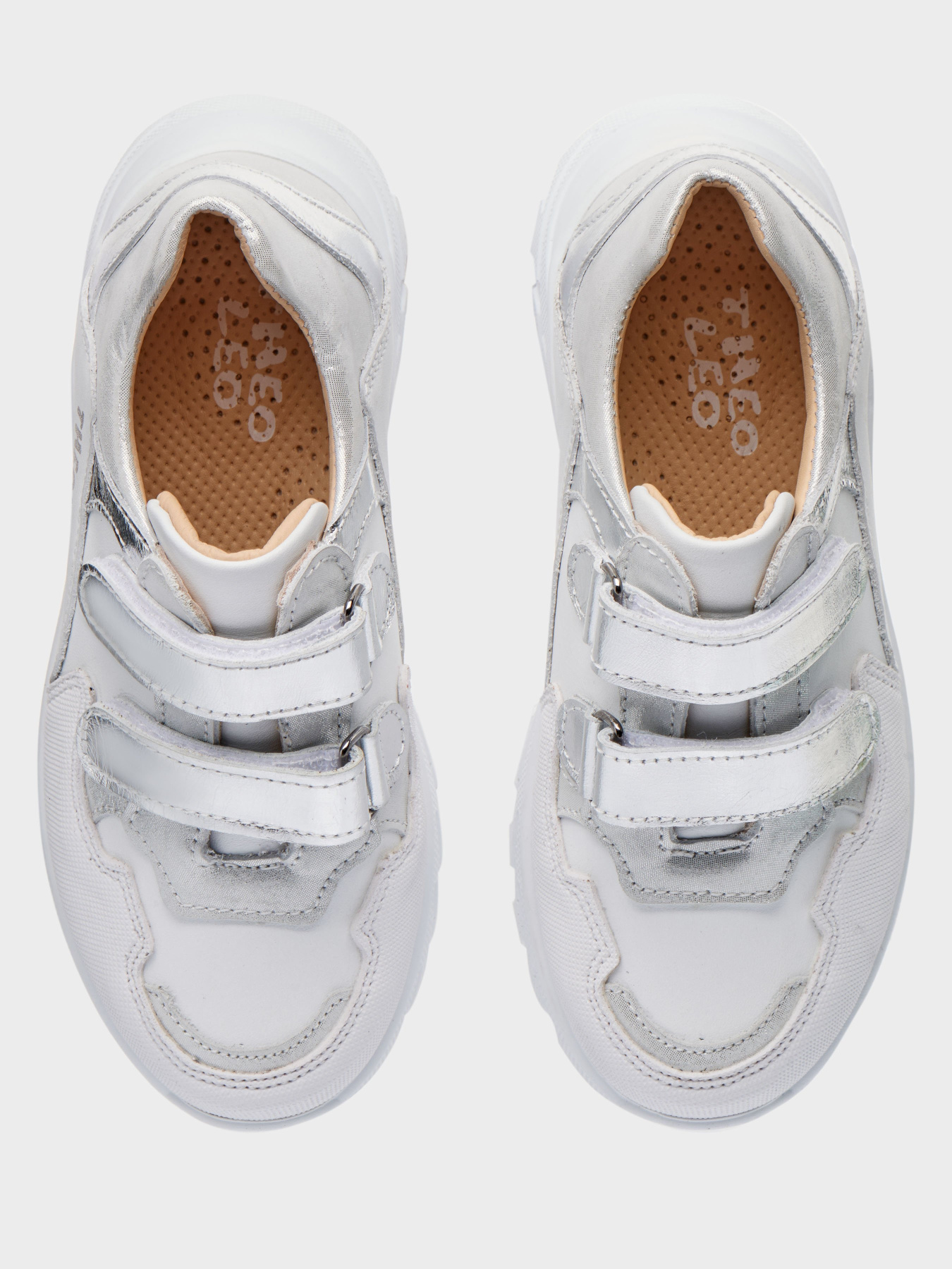 Кроссовки Theo Leo модель LEO-2558 WH-SIL Фото