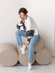 Вышитая рубашка Golden Trinity модель BART02 Фото