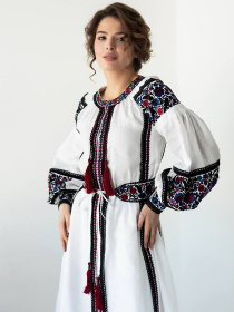 Вышитое платье Golden Trinity модель BART04 Фото