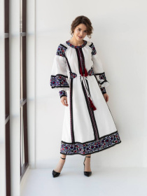 Вышитое платье Golden Trinity модель BART04 Фото