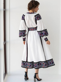 Вышитое платье Golden Trinity модель BART04 Фото