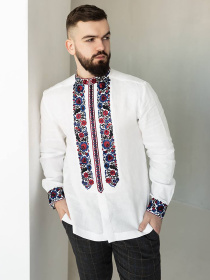 Вышитая рубашка Golden Trinity модель BART05 Фото