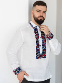 Вышитая рубашка Golden Trinity модель BART06 Фото