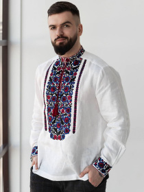 Вышитая рубашка Golden Trinity модель BART07 Фото