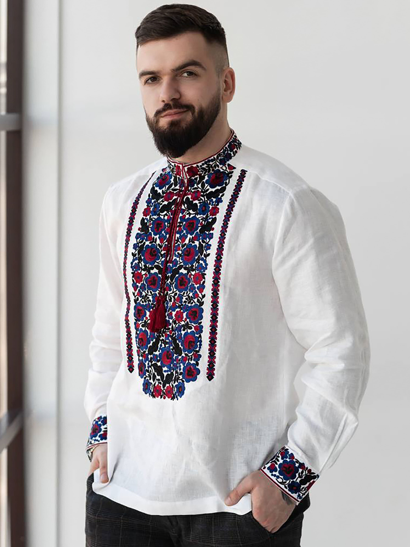 Вишита сорочка Golden Trinity модель BART07 Фото