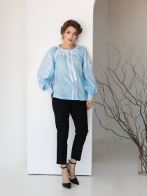 Вышитая рубашка Golden Trinity модель SIAYVO01 Фото