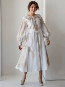 Вышитое платье Golden Trinity модель SIAYVO02 Фото