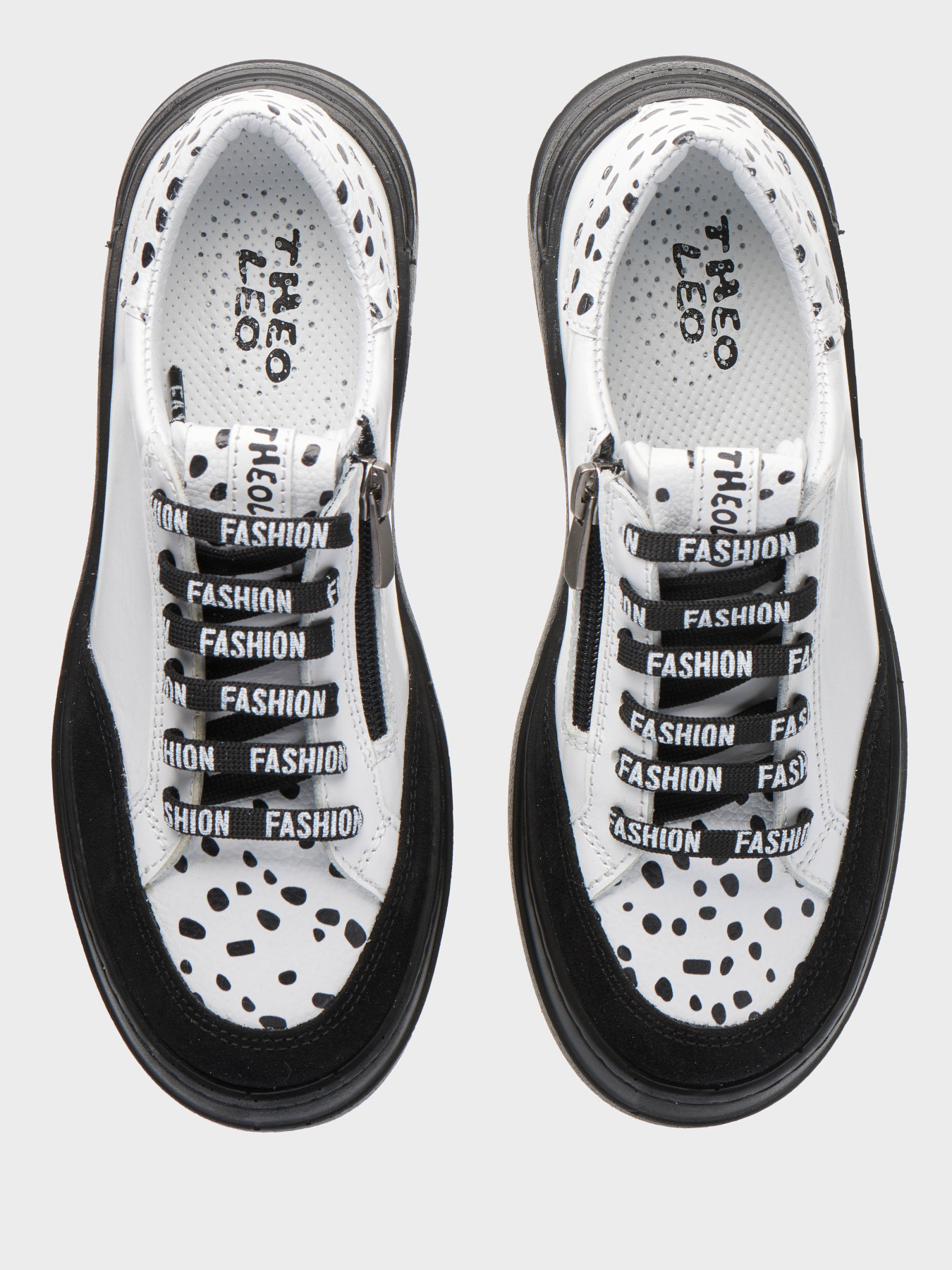 Кеды низкие Theo Leo модель LEO-2718 WH Фото