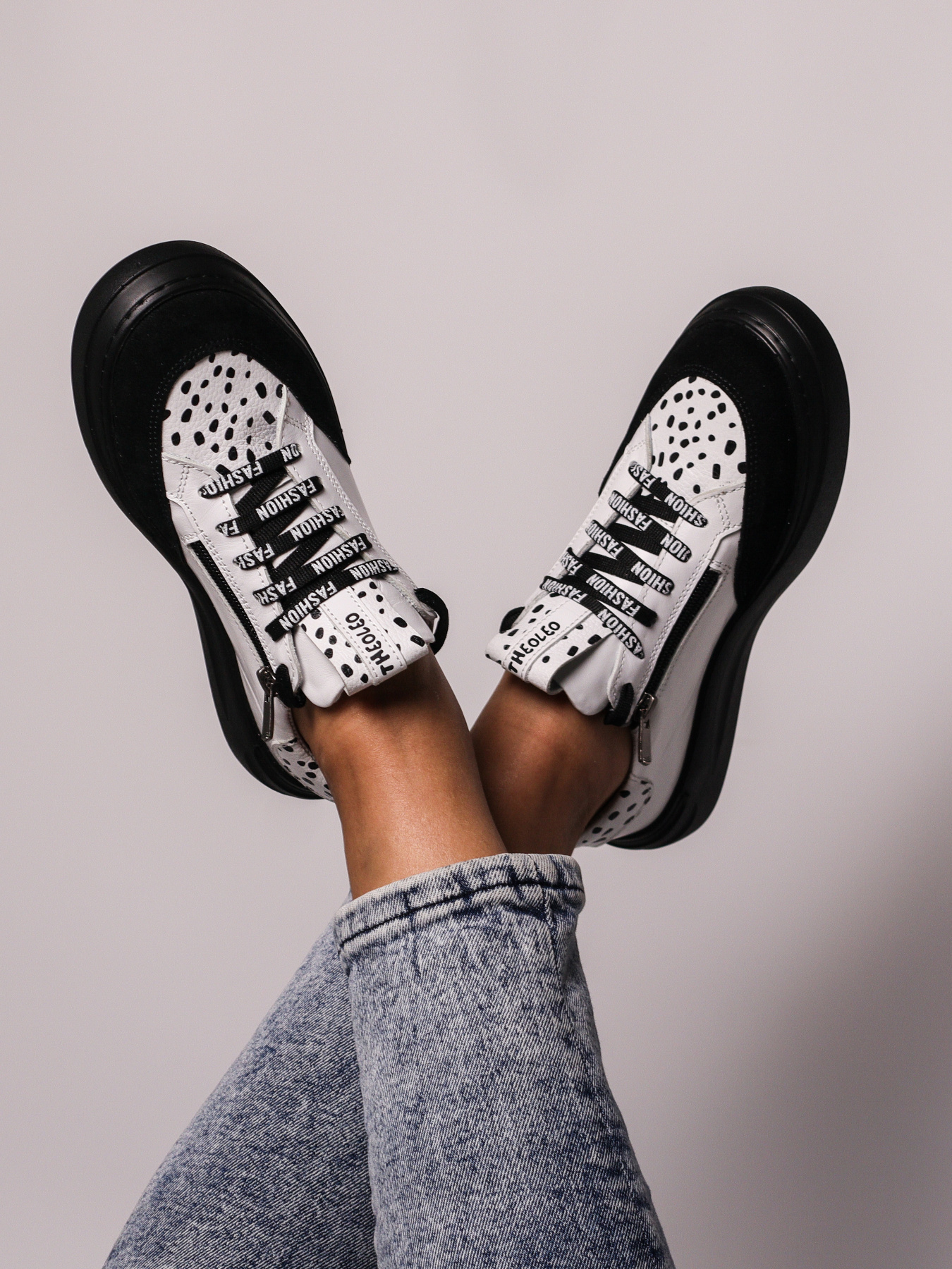 Кеды низкие Theo Leo модель LEO-2718 WH Фото