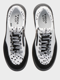 Кеды низкие Theo Leo модель LEO-2718 WH Фото