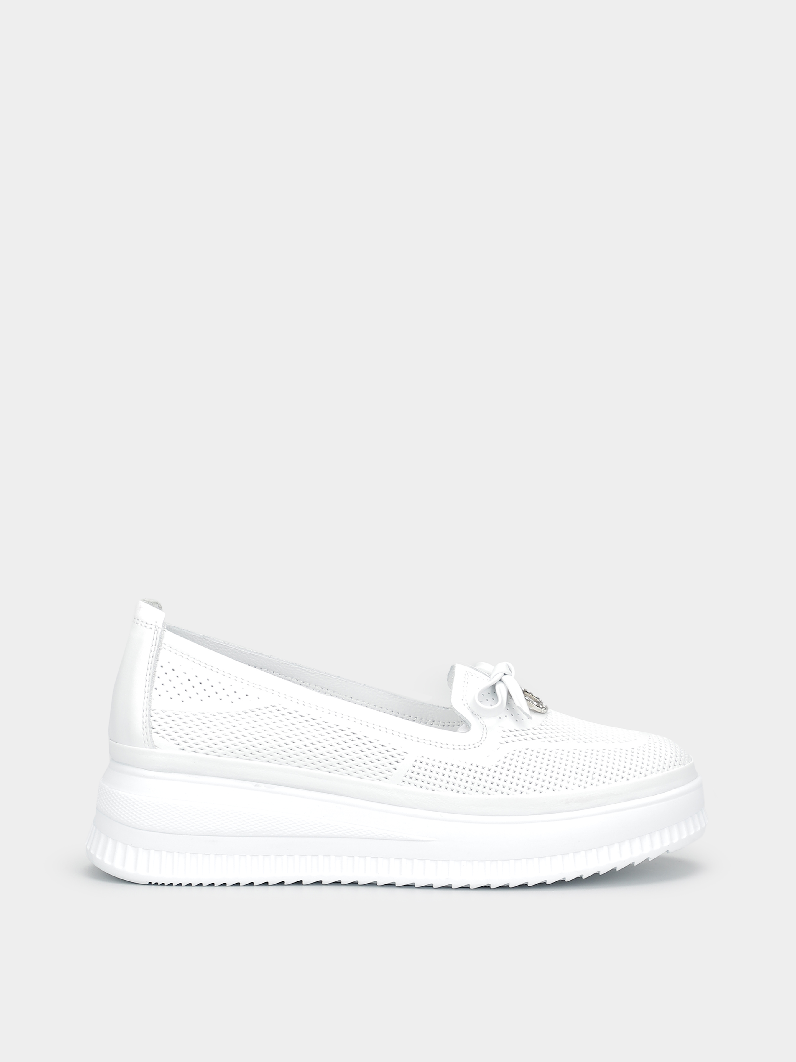 Шкіряні Жіночі Мокасини It-girl  (314-559-02) колір білий