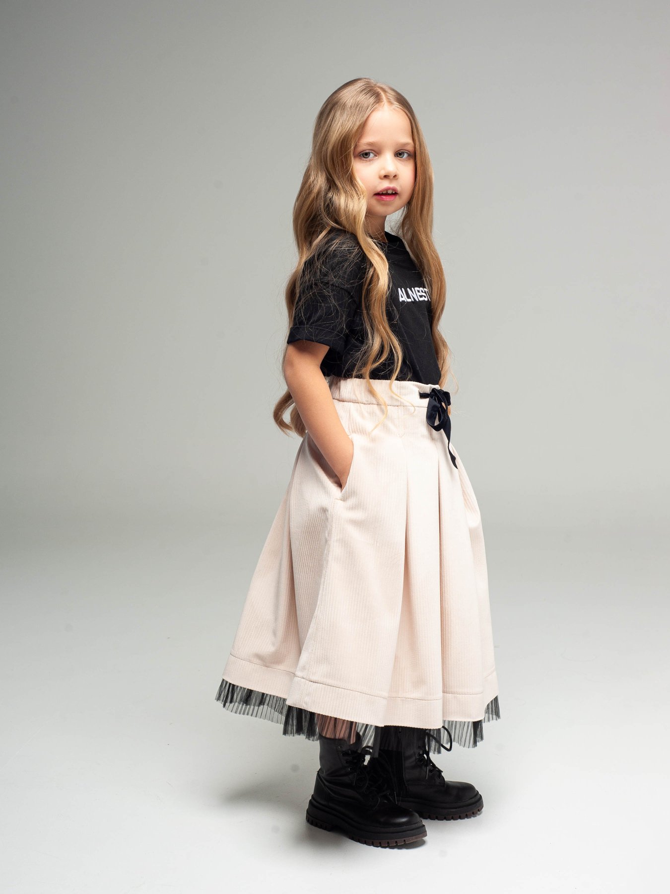 Спідниця міді Alnest модель ALN262 Фото