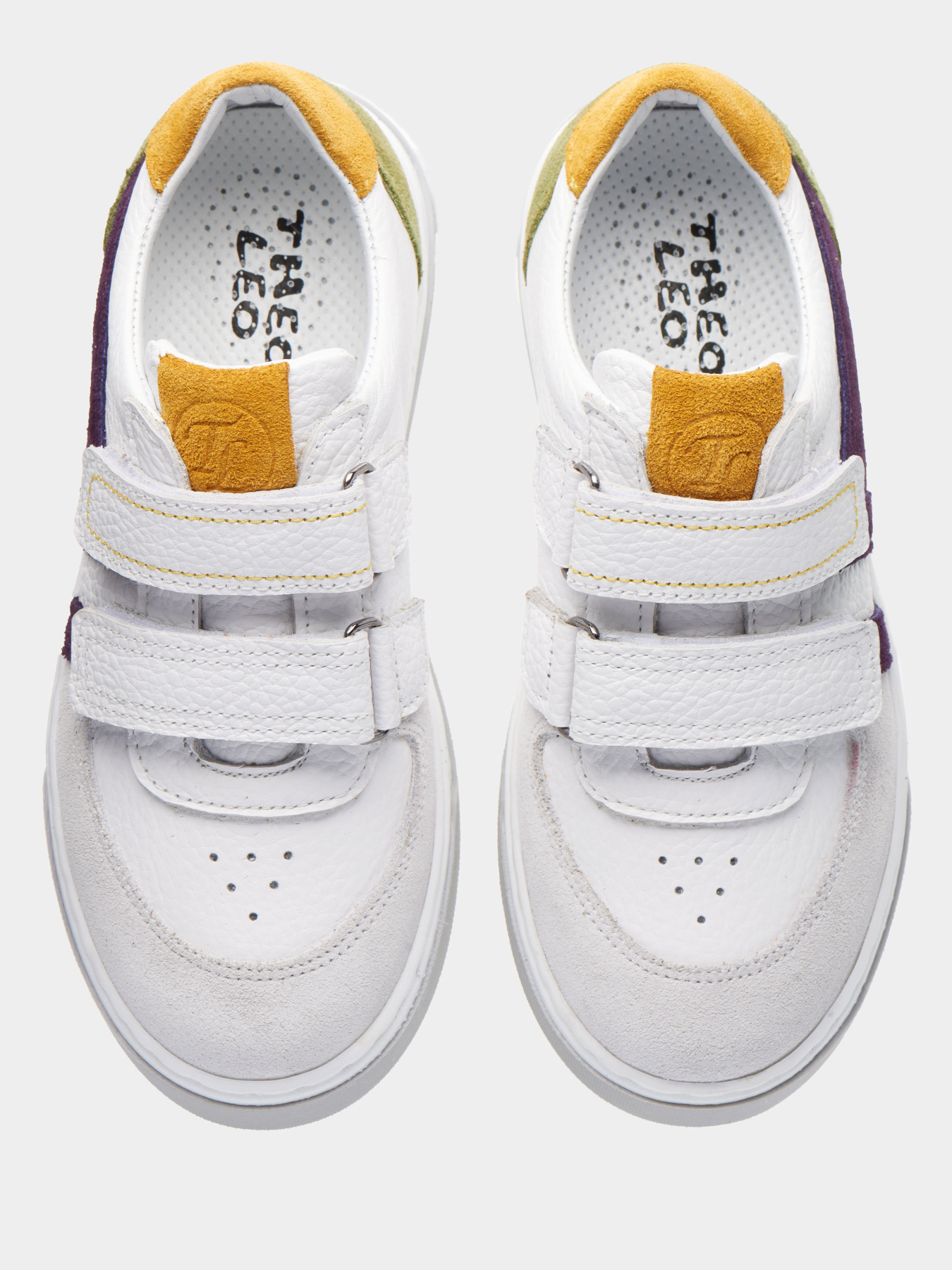 Кеды низкие Theo Leo модель LEO-3198 WH-PUR Фото