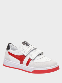 Кеды низкие Theo Leo модель LEO-3198 WH-RED Фото