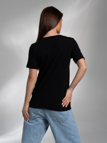 Футболка ISSA Plus модель 14582_черный Фото