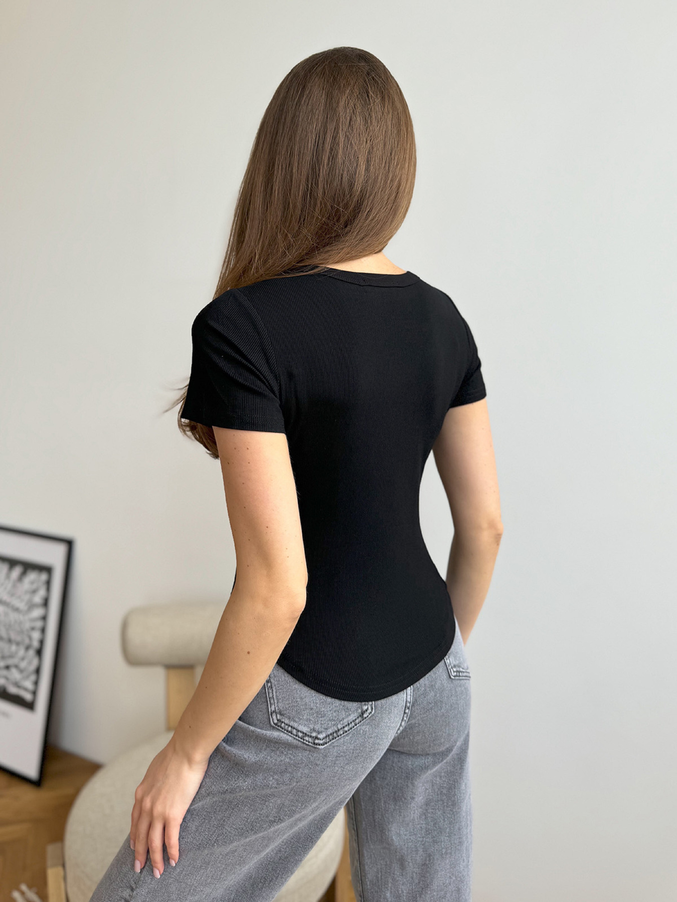 Футболка ISSA Plus модель WN20-602_черный Футболка ISSA Plus модель WN20-602_черный Фото