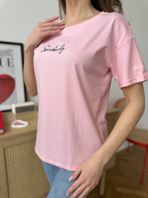 Футболки и поло ISSA Plus модель WN20-603_розовый Фото