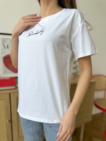 Футболка ISSA Plus модель WN20-603_белый Фото