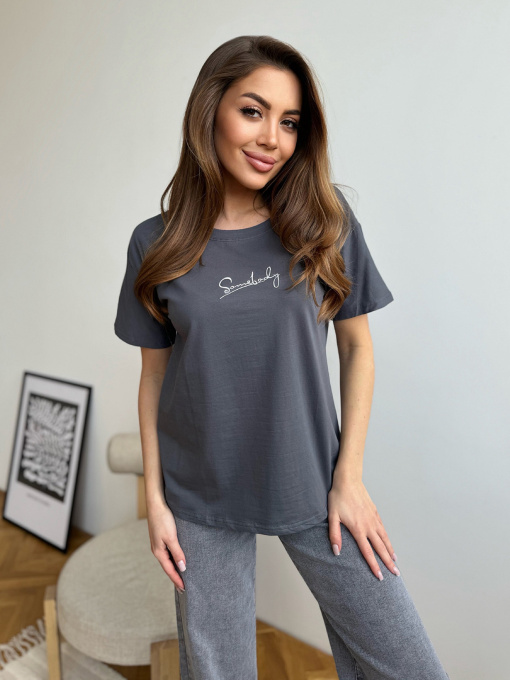 Футболка ISSA Plus модель WN20-603_серый Фото