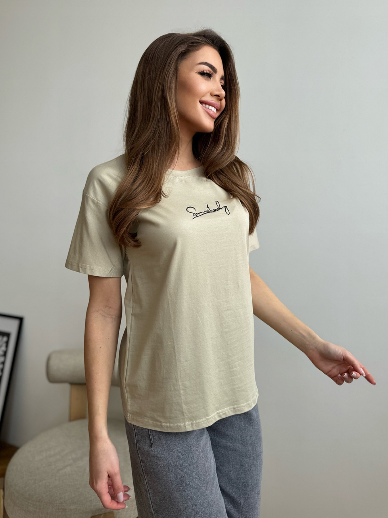 Футболки и поло ISSA Plus модель WN20-603_бежевый Фото